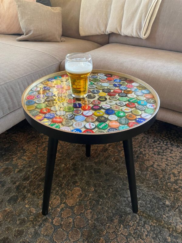 Beercap Coffee Table Mixed Black